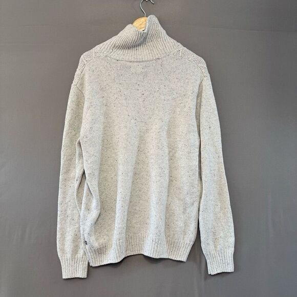 Chaps Ralph Lauren Men’s High Neck Sweater Size Large Cotton Blend Preppy - Picture 3 of 8